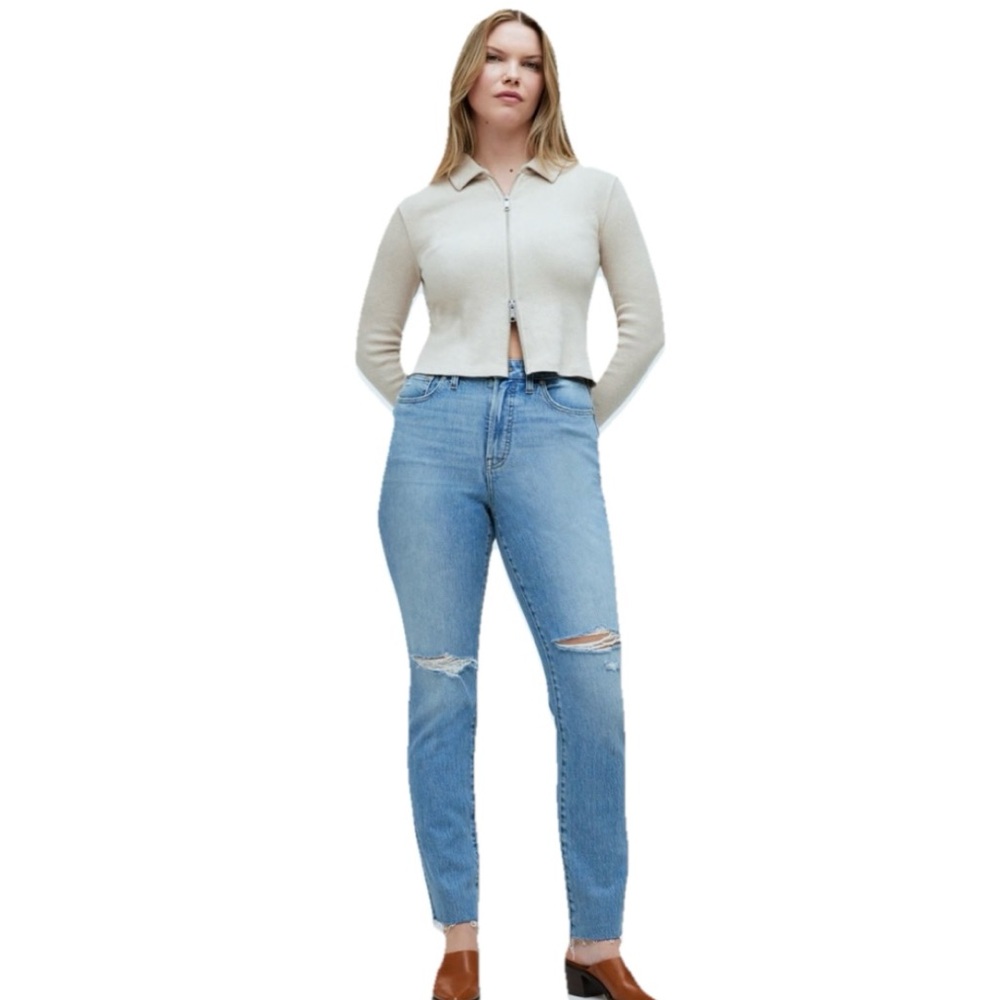 Madewell Curvy Perfect Vintage Straight Leg Women's Blue Jeans Size 29